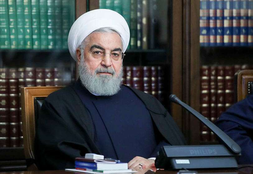 El presidente iraní Hasán Rohaní asiste a una reunión del Consejo Supremo de la Revolución Cultural