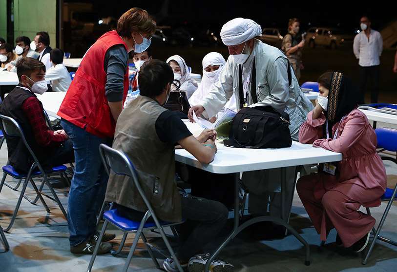Llegada a España de evacuados españoles y afganos procedentes de Afganistán