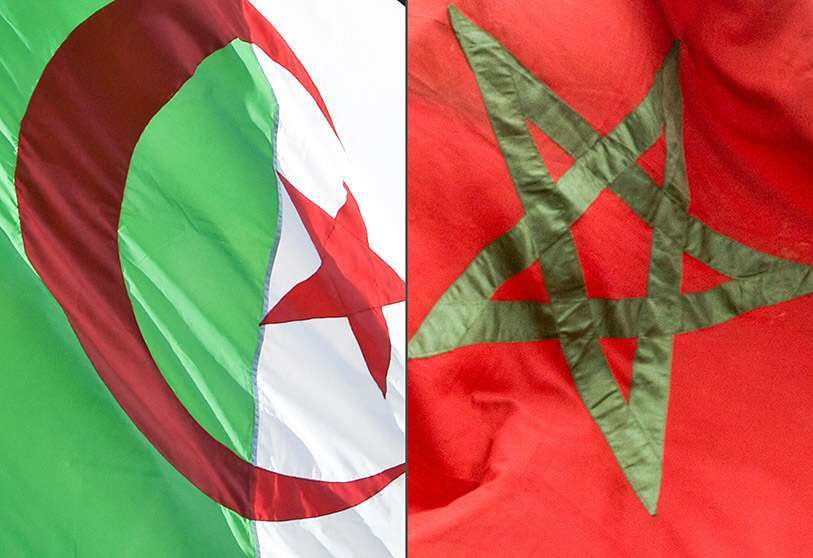 Banderas Marruecos Argelia