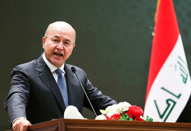 El presidente de Irak, Barham Saleh