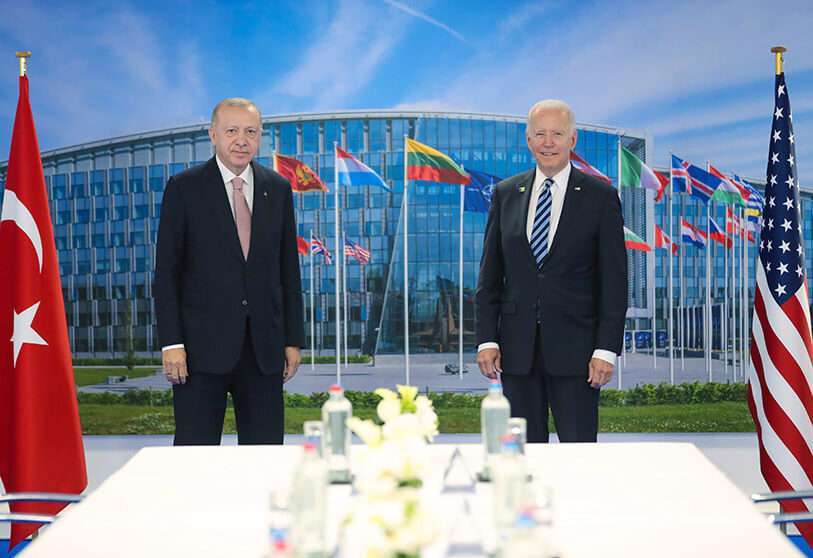 Recep Tayyip Erdogan y Joe Biden