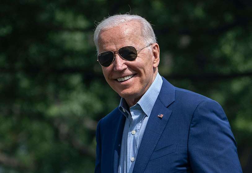 El presidente de los Estados Unidos, Joe Biden, se dirige a la Casa Blanca después de bajar del Marine One en el jardín sur de Washington, DC, el 25 de julio de 2021 AFP/ANDREW CABALLERO-REYNOLDS