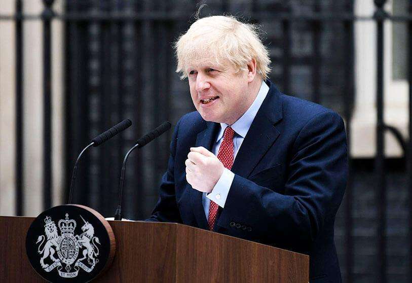 El primer ministro británico Boris Johnson