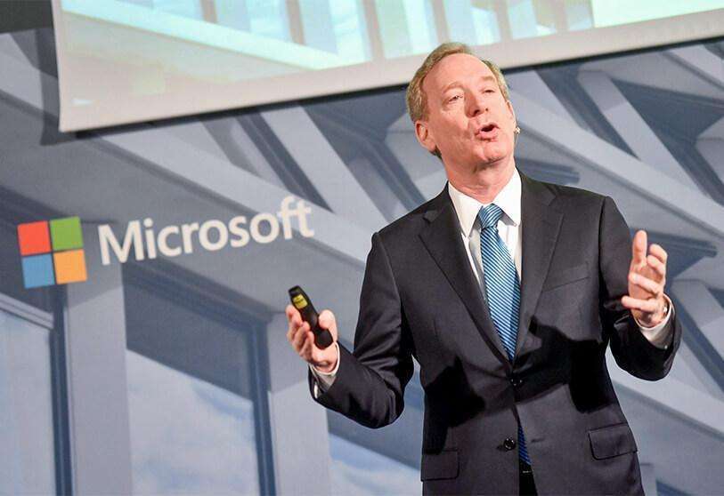 El presidente de Microsoft, Brad Smith