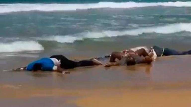 Cadaveres de inmigrantes en las playas de Mauritania
