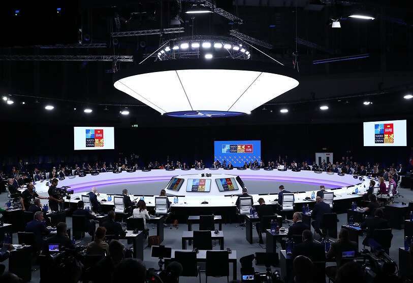 PHOTO/POOL MONCLOA/FERNANDO CALVO/IFEMA/MADRID - Primera sesión de trabajo del Consejo del Atlántico Norte de jefes de Estado y de Gobierno