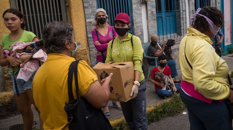 Preparativos de las urnas en Venezuela