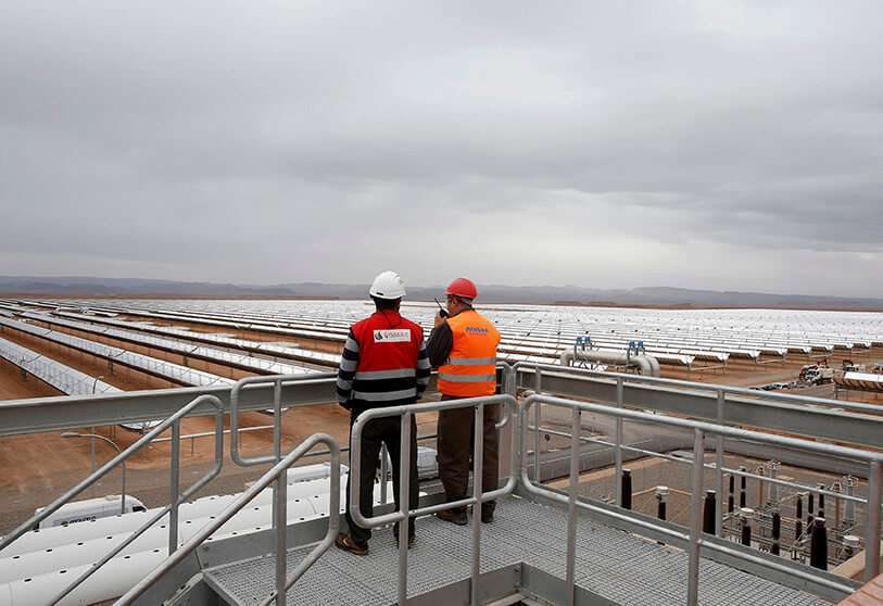 Planta de energía termosolar Noor II de Ouarzazate