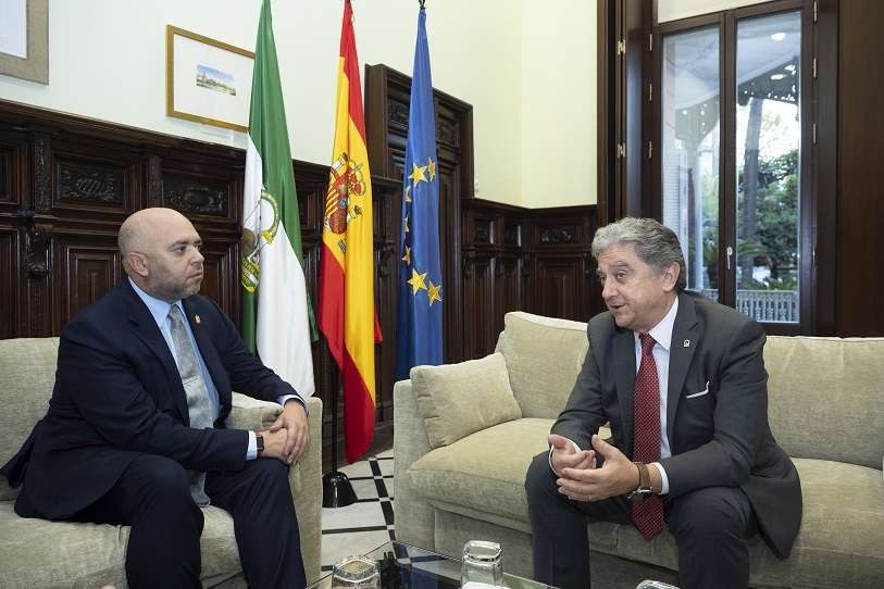 Enrique Millo y Majid al-Suwaidi