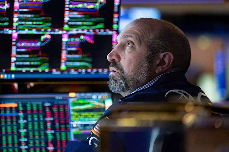 Operador en la Bolsa de Nueva York
