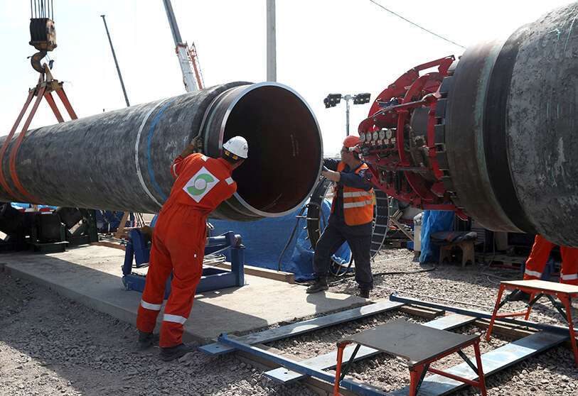 PHOTO/REUTERS – Imagen de gasoducto