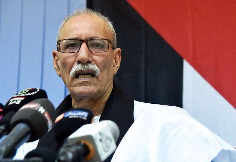 Brahim Ghali, secretario general del Polisario y presidente de la autoproclamada República Árabe Saharaui Democrática AFP/ RYAD KRAMDI
