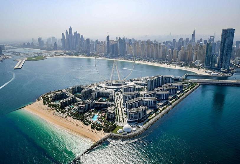 Vista aérea del Ain Dubái, la noria más alta del mundo, en el emirato del Golfo de Dubai AFP/ KARIM SAHIB