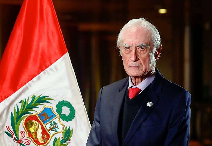 Héctor Béjar, ministro de Relaciones Exteriores de Perú