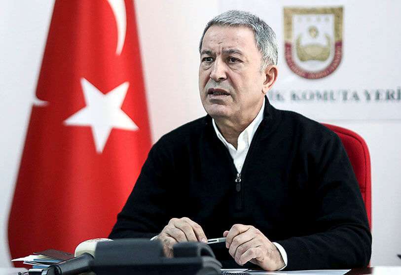 El ministro de Defensa turco, Hulusi Akar