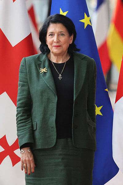 La presidenta de Georgia, Salome Zourabichvili AFP/FRANCOIS WALSCHAERTS