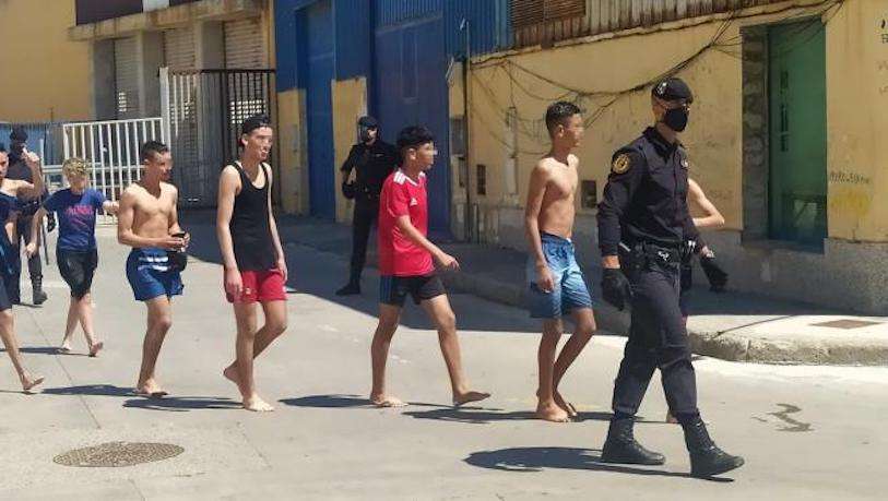inmigrantes-marruecos-ceuta-españa-menores-no-acompañados