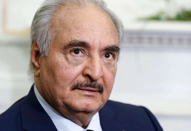 El mariscal libio Jalifa Haftar