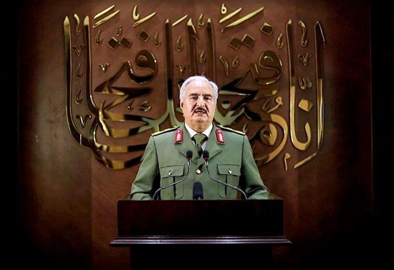 El mariscal libio Jalifa Haftar