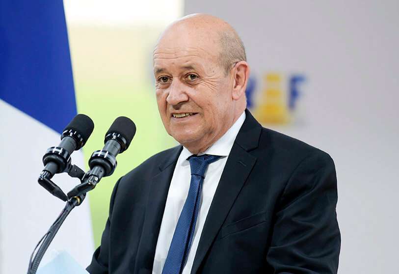 El ministro de Asuntos Exteriores de Francia, Jean-Yves Le Drian