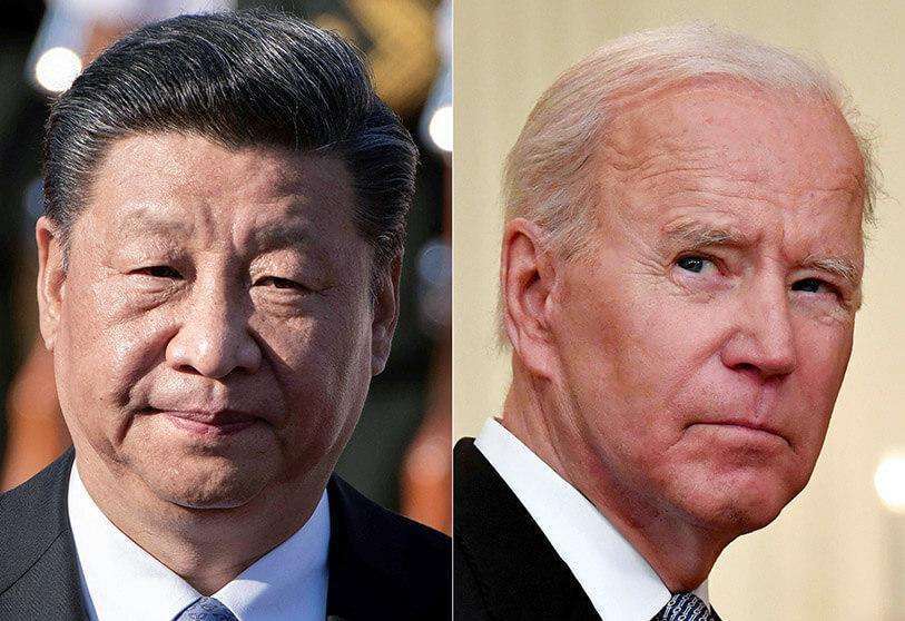 Xi Jinping y Joe Biden tensión en Taiwán