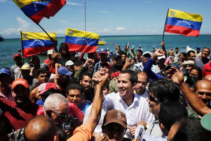 El presidente de la Asamblea Nacional, Juan Guaidó