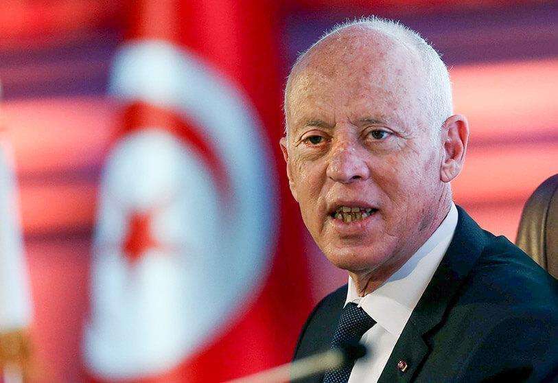 AFP/KARIM JAAFAR - El presidente de Túnez, Kais Saied