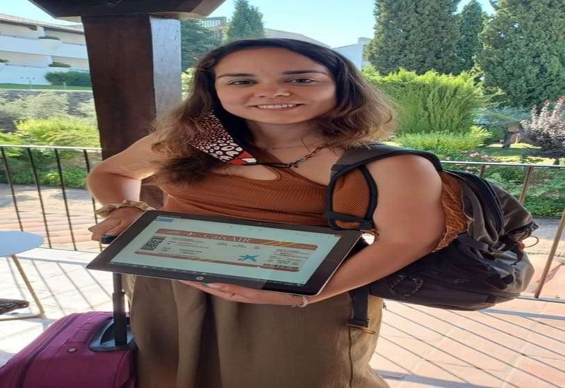 Laura Martínez, voluntaria de CooperantesCaixa con Action Aid.
