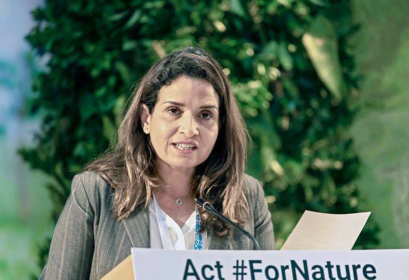 AFP/TONY KARUMBA - Leila Benali, ministra marroquí de Transición Energética y Desarrollo Sostenible