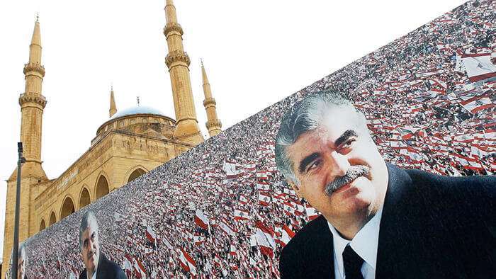 Rafik Hariri, primer ministro de Líbano asesinado en 2005