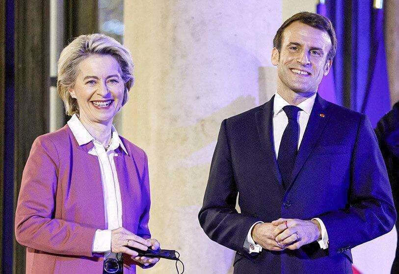 Ursula von der Layen Macron