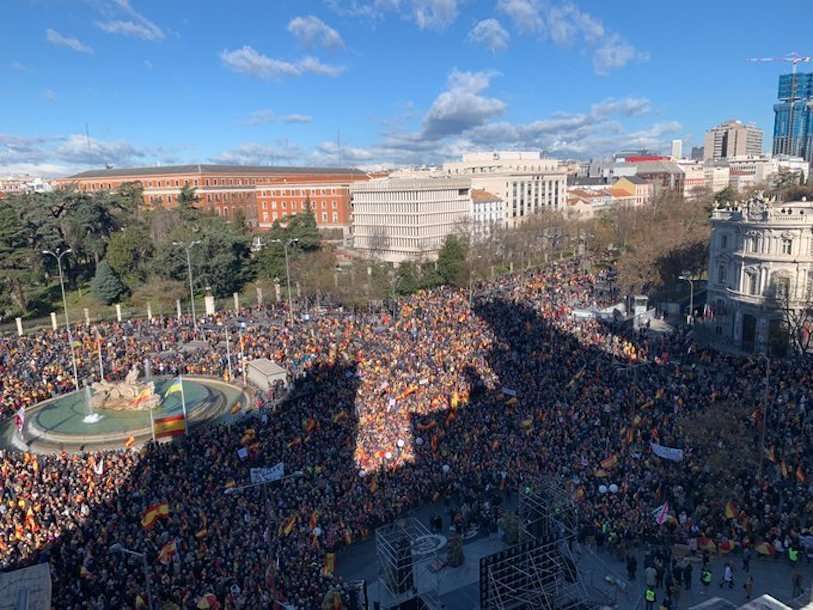 Manifestación contra Sanchez