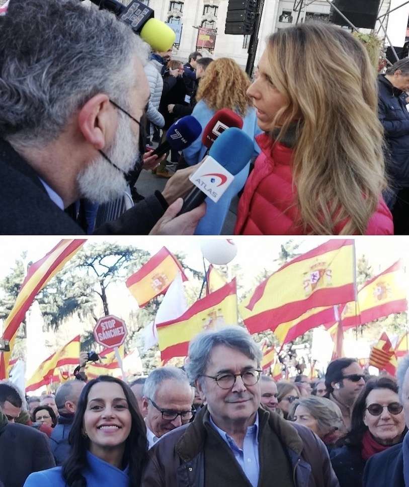 manifestación contra Sanchez