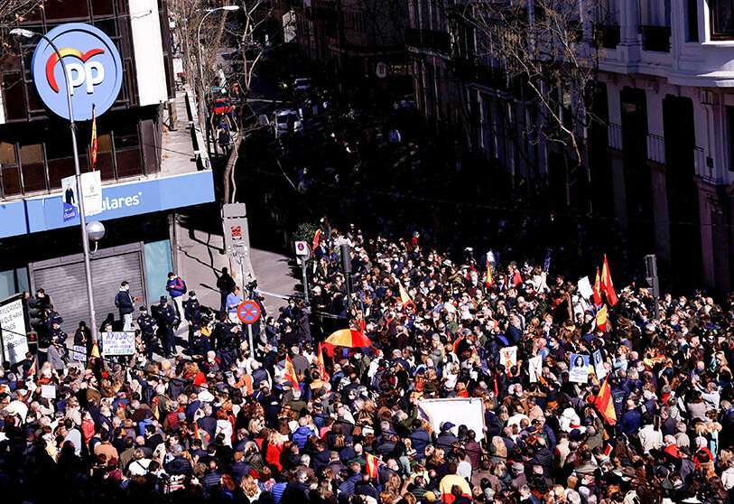 Manifestación del PP