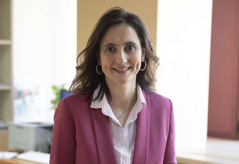 La directora de la oficina del Parlamento Europeo en España, María Andrés Marín