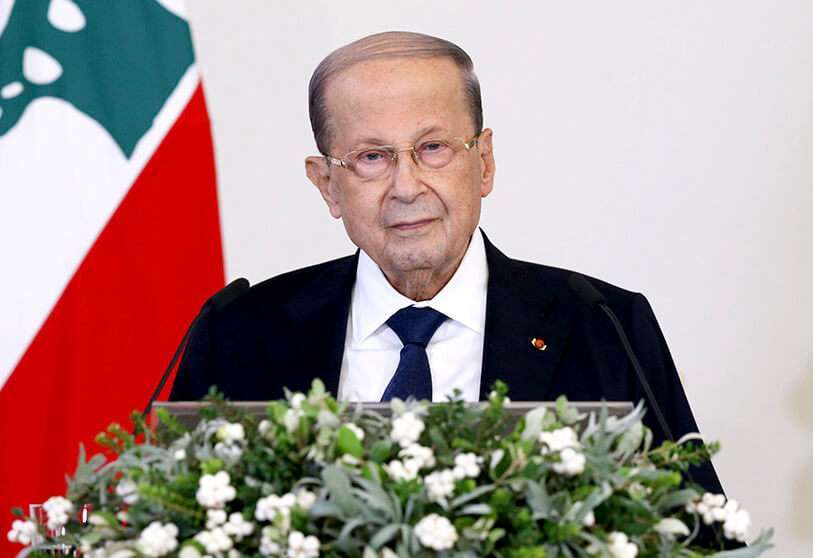 Actual presidente de Líbano, Michel Aoun.