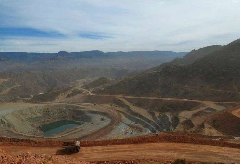 PHOTO/AP - Vista de la mina Dolores, una operación de oro y plata a cargo de la empresa canadiense Pan American Silver, en Madera, Chihuahua