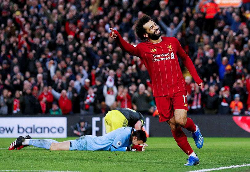 Mohamed Salah, futbolista del Liverpool