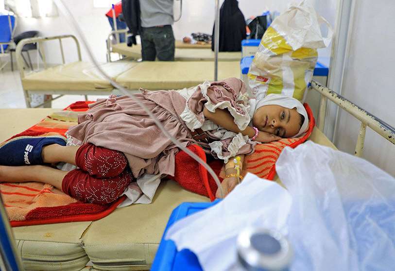 Niña Yemen hospital