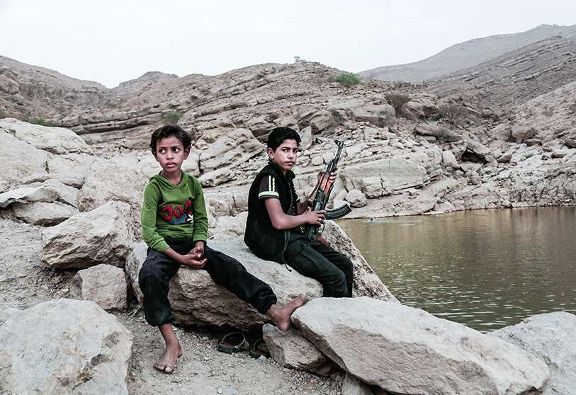 Niño soldado Yemen