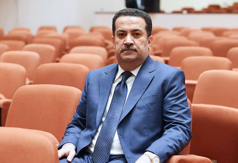 AFP PHOTO / HO / IRAQI PARLIAMENT MEDIA OFFICE -  Mohammed Shia al-Sudani, candidato al puesto de primer ministro de Irak, en la capital, Bagdad