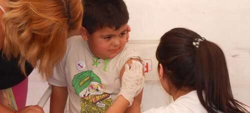 OMS/OPS Vacunación contra la hepatitis B en Argentina (foto de archivo).