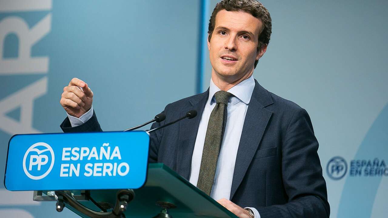 Pablo Casado, candidato del Partido Popular