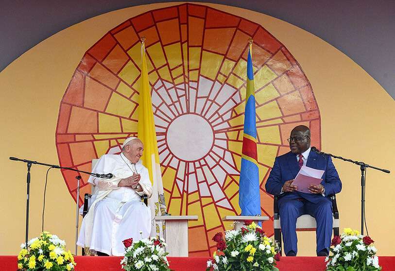 Papa Francisco Félix Tshisekedi