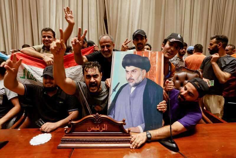asalto parlamento de irak al sadr