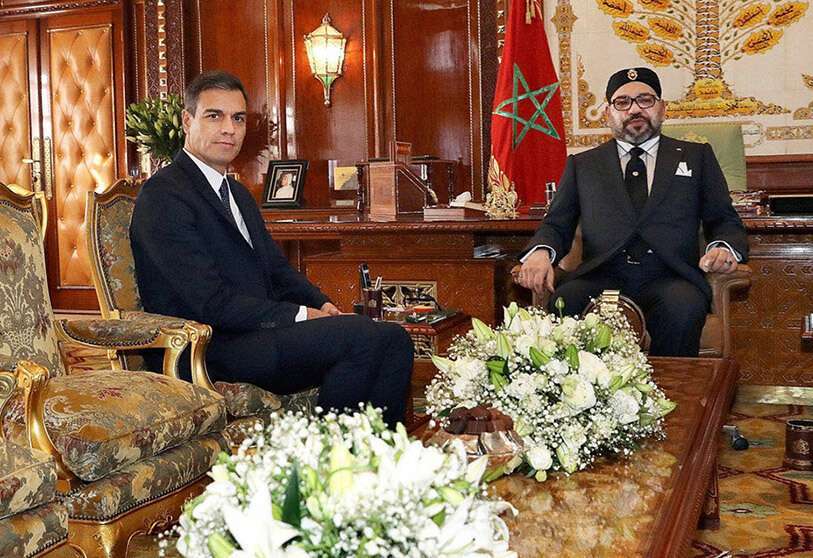 Pedro Sánchez y Mohamed VI