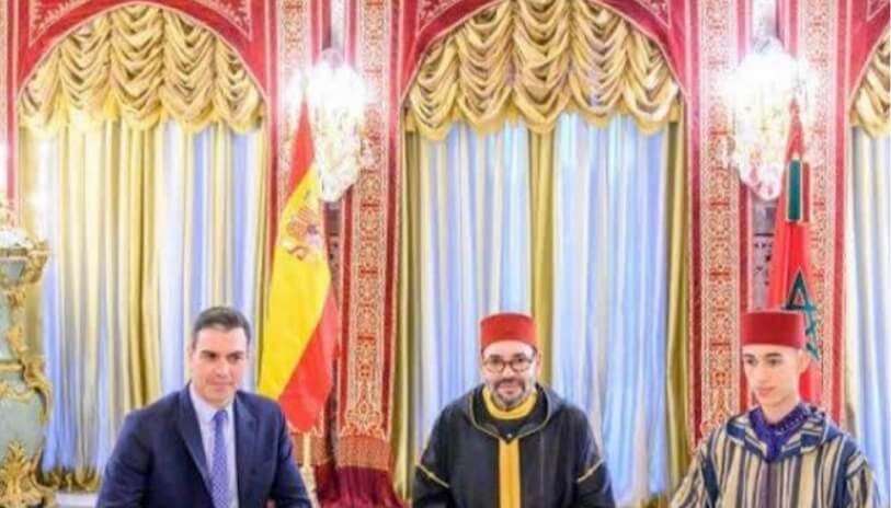 Pedro Sánchez y Mohamed VI