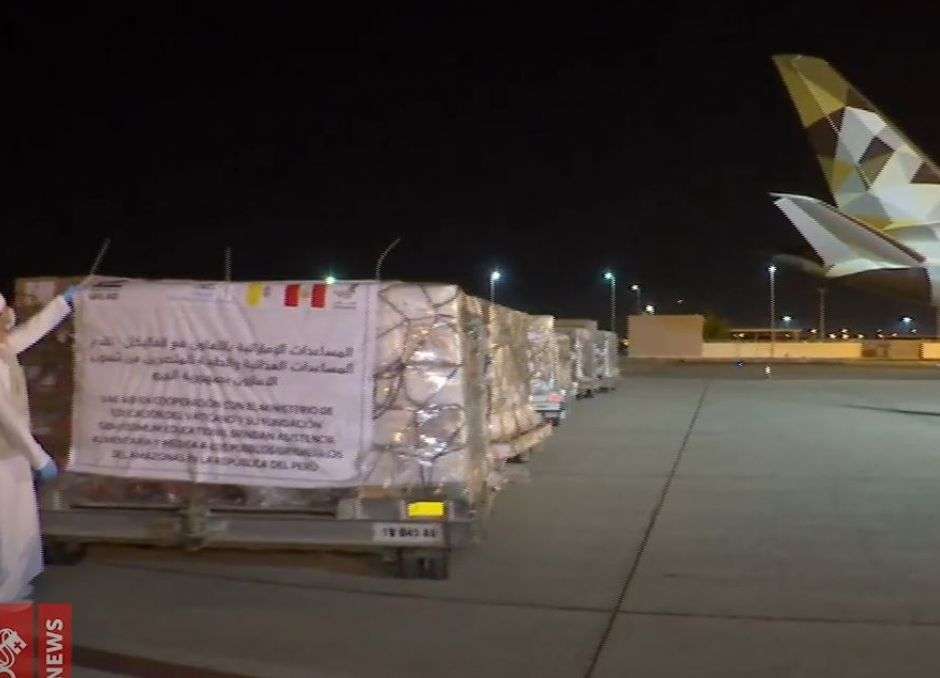 Emirates help to Peru