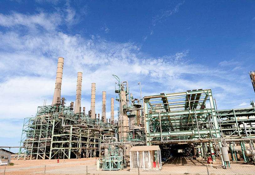 Una vista muestra Ras Lanuf Oil and Gas Processing Company en Ras Lanuf, Libia PHOTO/REUTERS