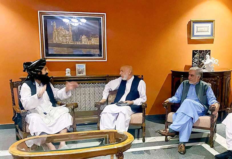 reunion talibanes-fomracion-gobierno